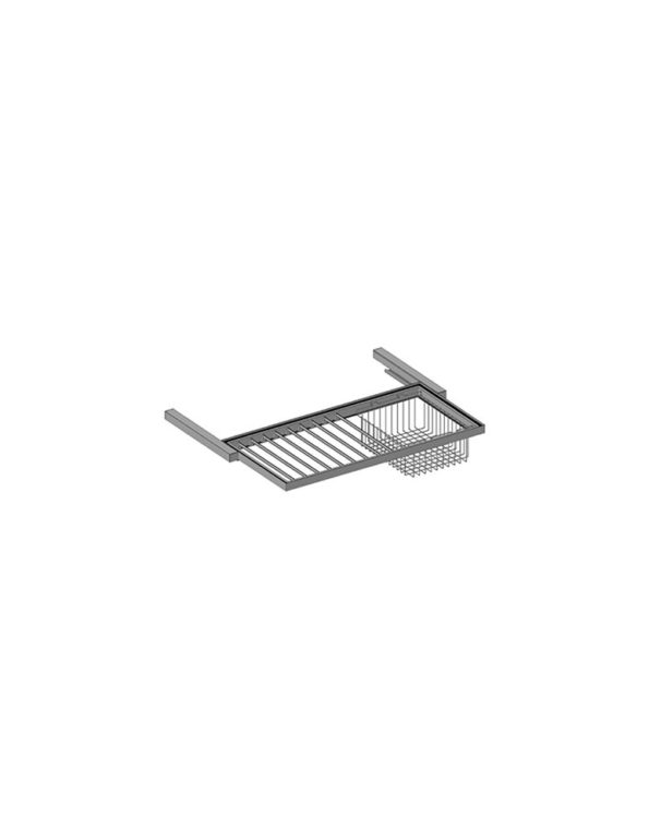 Premium Trouser Hanger with wire basket-1